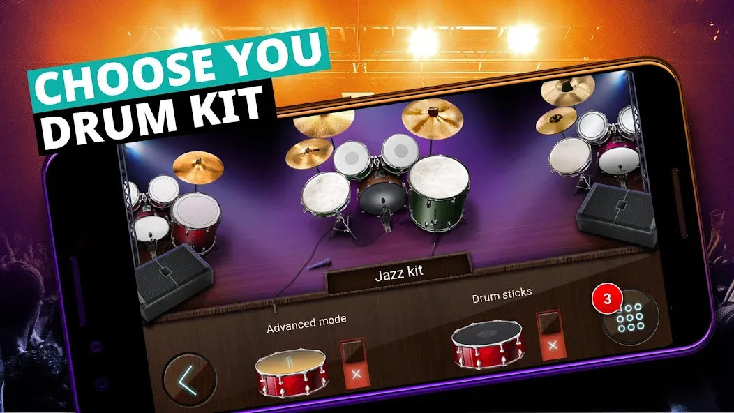 Взлом Drum Kit Music Games Simulator  [МОД Бесконечные монеты] — последняя версия apk на Андроид screen 4