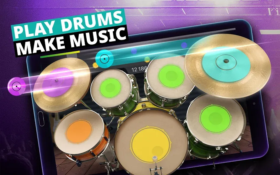 Взлом Drum Kit Music Games Simulator  [МОД Бесконечные монеты] — последняя версия apk на Андроид screen 5