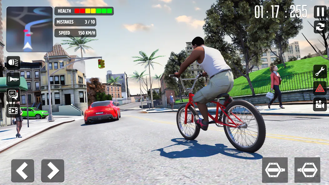 Скачать взломанную Cycle Stunt Games: Cycle Game (Оффроад Велосипедист )  [МОД Menu] — полная версия apk на Андроид screen 2