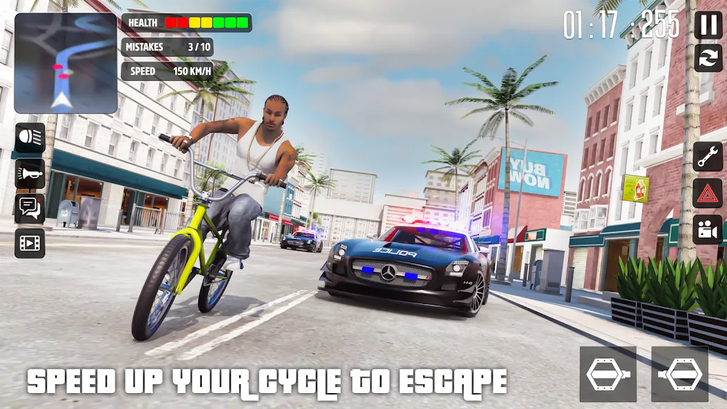 Скачать взломанную Cycle Stunt Games: Cycle Game (Оффроад Велосипедист )  [МОД Menu] — полная версия apk на Андроид screen 4