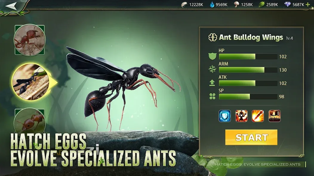 Скачать взломанную Ant Legion: For The Swarm (Ант Легион)  [МОД Много монет] — полная версия apk на Андроид screen 5