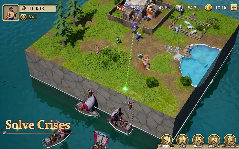 Скачать взлом Game of Empires:Warring Realms (Уорринг Нейшенс)  [МОД Меню] — полная версия apk на Андроид screen 4