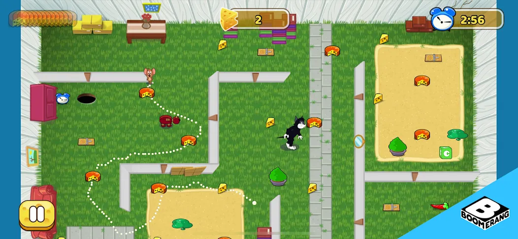 Скачать взломанную Tom & Jerry: Mouse Maze  [МОД Unlocked] — полная версия apk на Андроид screen 2