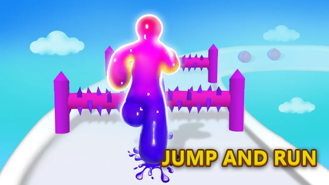 Взломанная Blob Dash — Endless Runner (Блоб Дэш)  [МОД Бесконечные монеты] — полная версия apk на Андроид screen 1