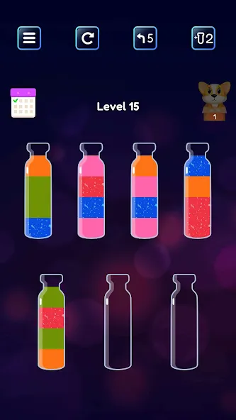 Взлом Soda Sort: Water Color Puzzle (Сода Сорт)  [МОД Все открыто] — стабильная версия apk на Андроид screen 3