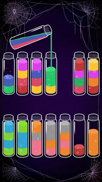 Взлом Soda Sort: Water Color Puzzle (Сода Сорт)  [МОД Все открыто] — стабильная версия apk на Андроид screen 5