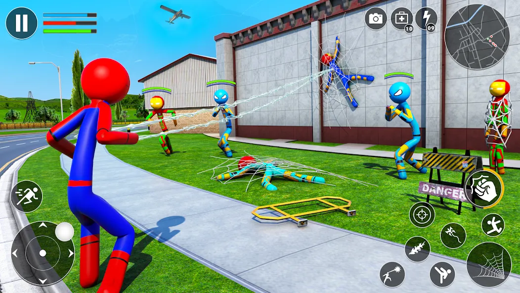 Взлом Spider Game-Stickman Rope Hero  [МОД Много монет] — последняя версия apk на Андроид screen 3