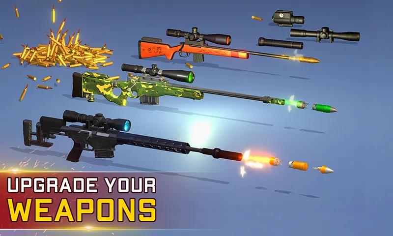 Взлом Sniper Gun Shooting game (ИГИ Снайпер Оружие Стрелялки Игры)  [МОД Unlocked] — стабильная версия apk на Андроид screen 4