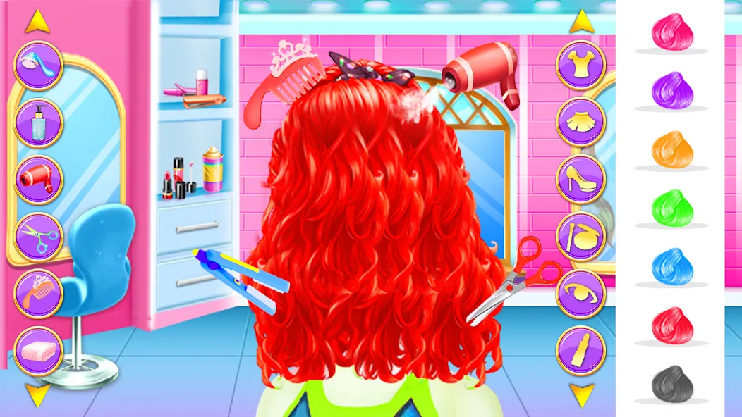 Взломанная Fashion Braid Hairstyles Salon  [МОД Бесконечные монеты] — последняя версия apk на Андроид screen 1