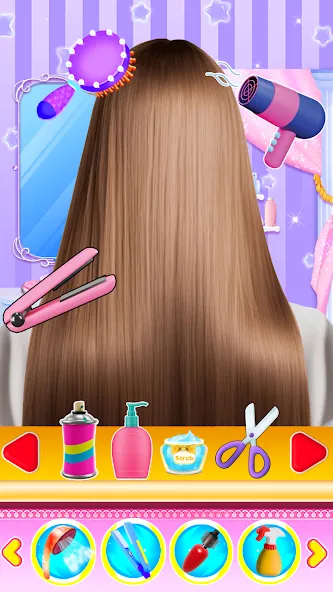 Взломанная Fashion Braid Hairstyles Salon  [МОД Бесконечные монеты] — последняя версия apk на Андроид screen 5