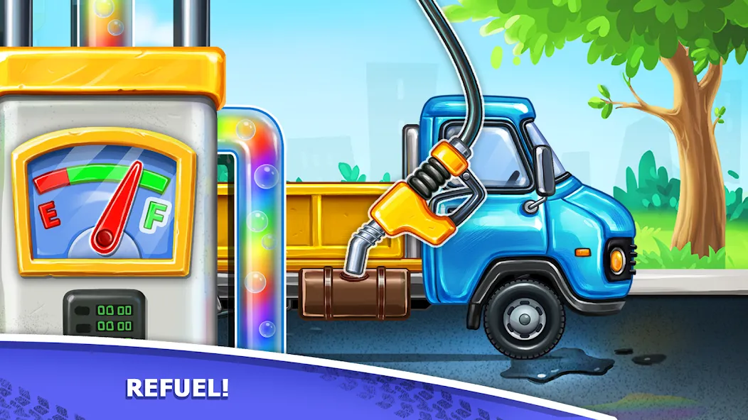 Скачать взлом Kids truck games Build a house  [МОД Меню] — последняя версия apk на Андроид screen 3