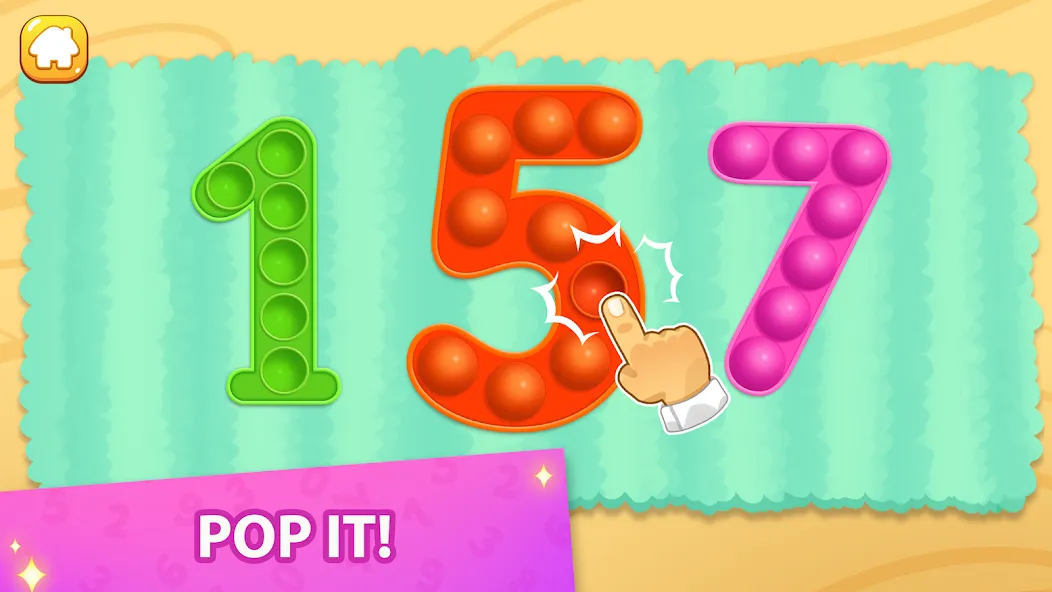 Скачать взломанную Numbers for kid Learn to count  [МОД Menu] — последняя версия apk на Андроид screen 1