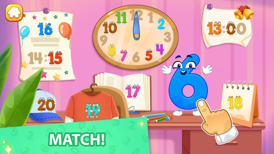 Скачать взломанную Numbers for kid Learn to count  [МОД Menu] — последняя версия apk на Андроид screen 3