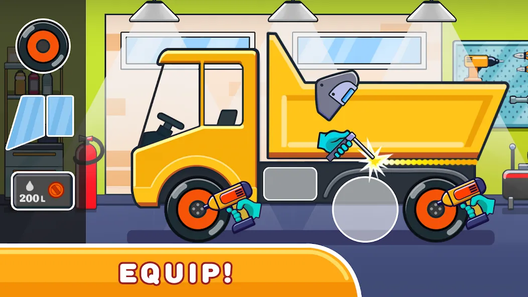 Взломанная Car & Games for kids building  [МОД Mega Pack] — полная версия apk на Андроид screen 1