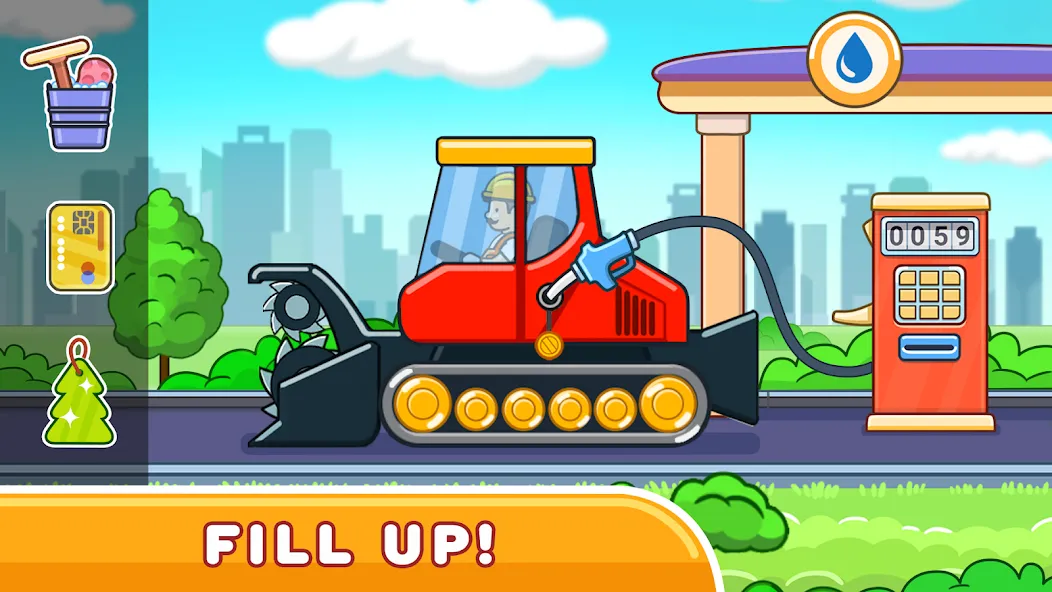 Взломанная Car & Games for kids building  [МОД Mega Pack] — полная версия apk на Андроид screen 2