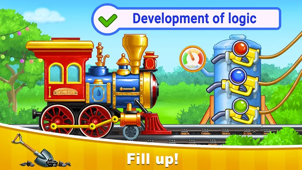 Взлом Train Games for Kids: station  [МОД Много денег] — последняя версия apk на Андроид screen 2