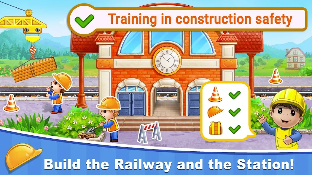 Взлом Train Games for Kids: station  [МОД Много денег] — последняя версия apk на Андроид screen 3