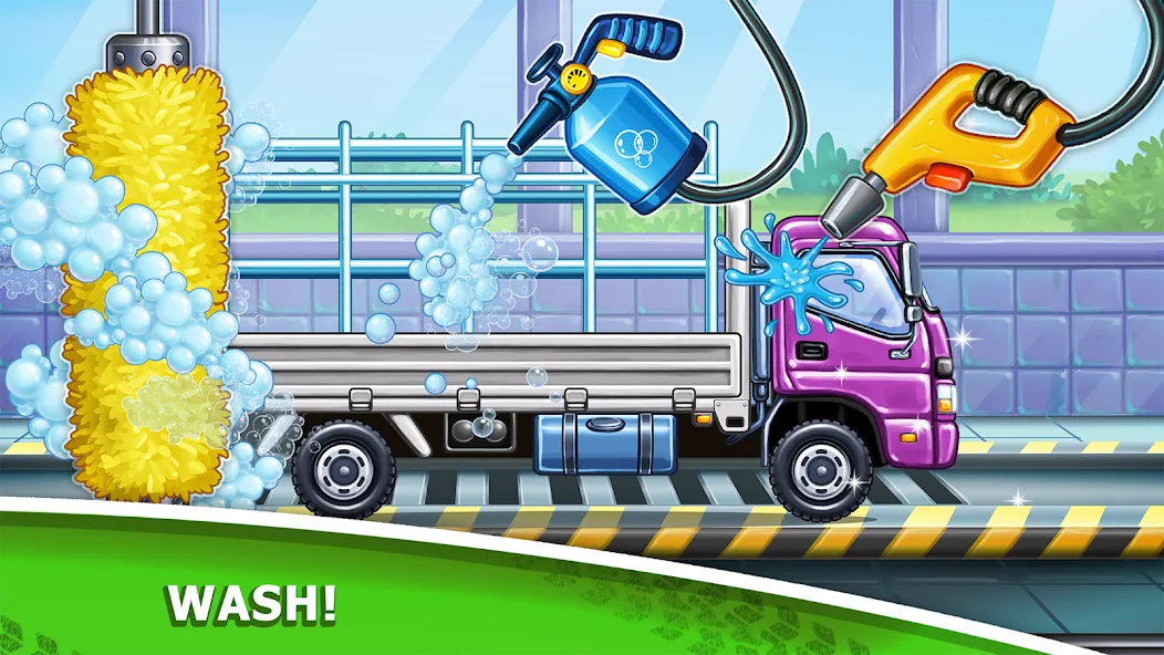 Скачать взломанную Truck games — build a house  [МОД Menu] — стабильная версия apk на Андроид screen 3