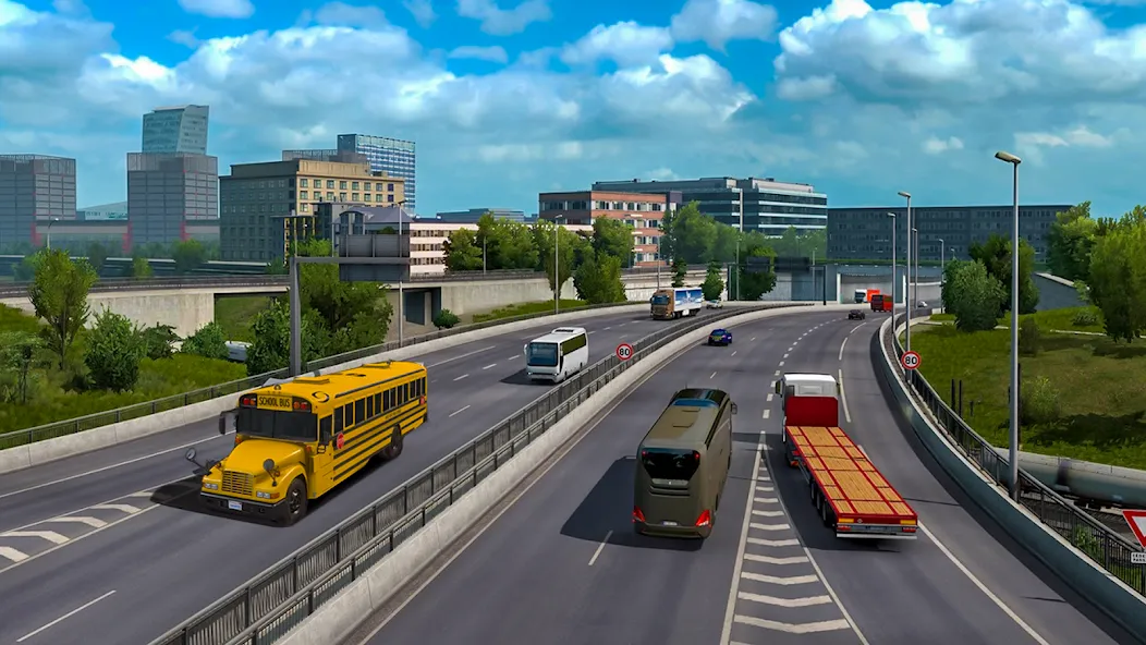 Взломанная School Bus Transport Simulator (Школьный Автобусный Транспортный Симулятор)  [МОД Бесконечные монеты] — стабильная версия apk на Андроид screen 4