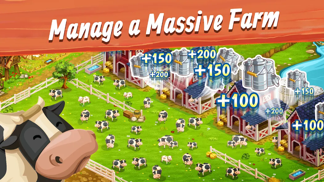 Скачать взлом Big Farm: Mobile Harvest (Биг Фарм)  [МОД Unlocked] — последняя версия apk на Андроид screen 3