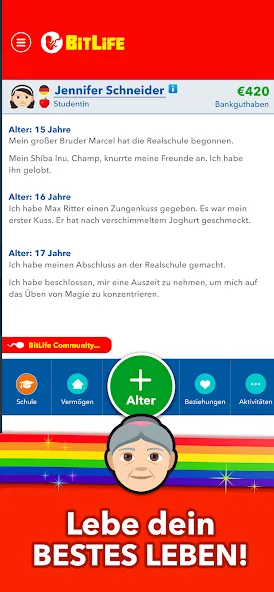 Взлом BitLife DE — Lebenssimulation (Битлайф ДЕ)  [МОД Mega Pack] — полная версия apk на Андроид screen 4