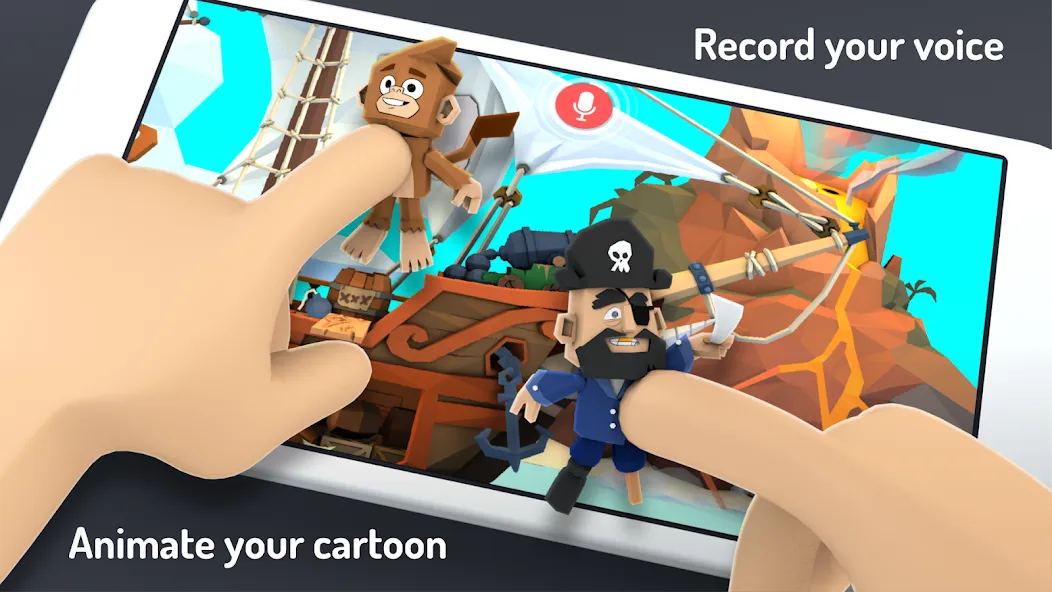 Скачать взлом Toontastic 3D (Тунтастик 3D)  [МОД Много монет] — стабильная версия apk на Андроид screen 1