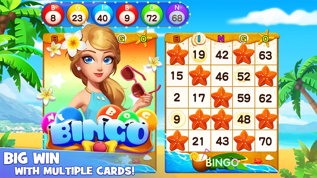 Скачать взломанную Bingo Lucky: Play Bingo Games (Бинго Лаки)  [МОД Unlimited Money] — стабильная версия apk на Андроид screen 1