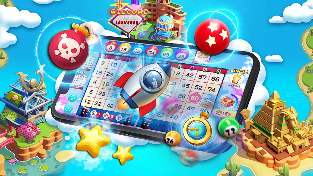 Скачать взломанную Bingo Lucky: Play Bingo Games (Бинго Лаки)  [МОД Unlimited Money] — стабильная версия apk на Андроид screen 3