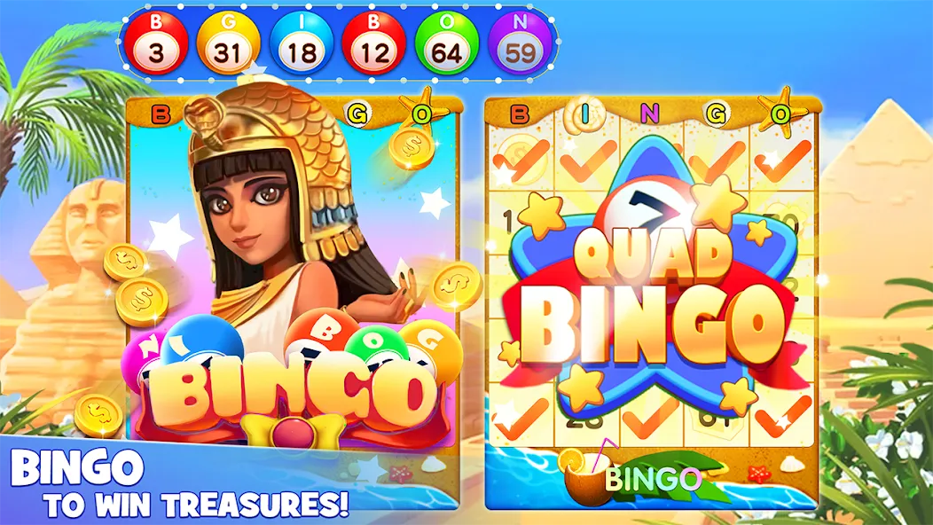 Скачать взломанную Bingo Lucky: Play Bingo Games (Бинго Лаки)  [МОД Unlimited Money] — стабильная версия apk на Андроид screen 5