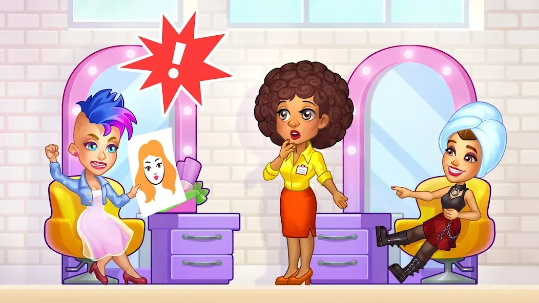 Взлом Makeover Salon: Beauty Mania (Маковер Салон)  [МОД Menu] — последняя версия apk на Андроид screen 3