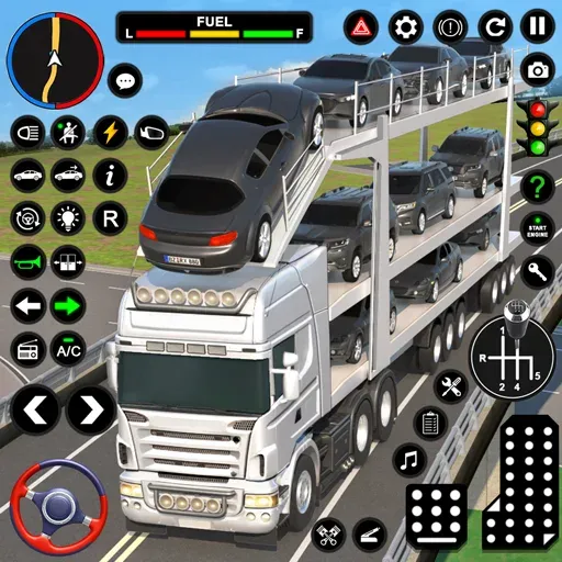 Скачать взломанную Car Transport — Truck Games 3D  [МОД Бесконечные монеты] — стабильная версия apk на Андроид screen 1