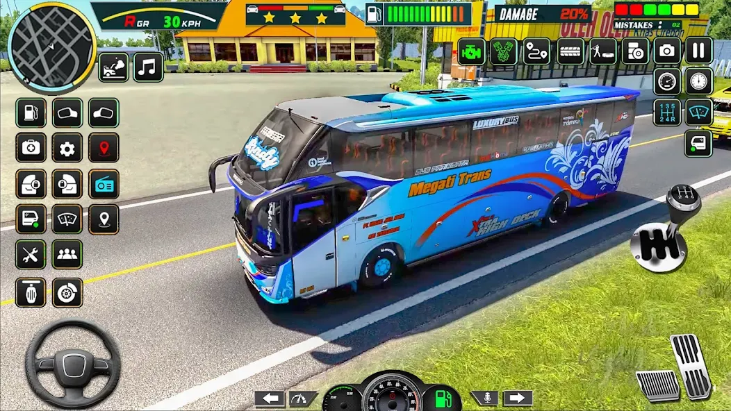 Взломанная Public Coach Bus Driving Game (Паблик Коуч Бас Драйвинг Гейм)  [МОД Все открыто] — последняя версия apk на Андроид screen 4