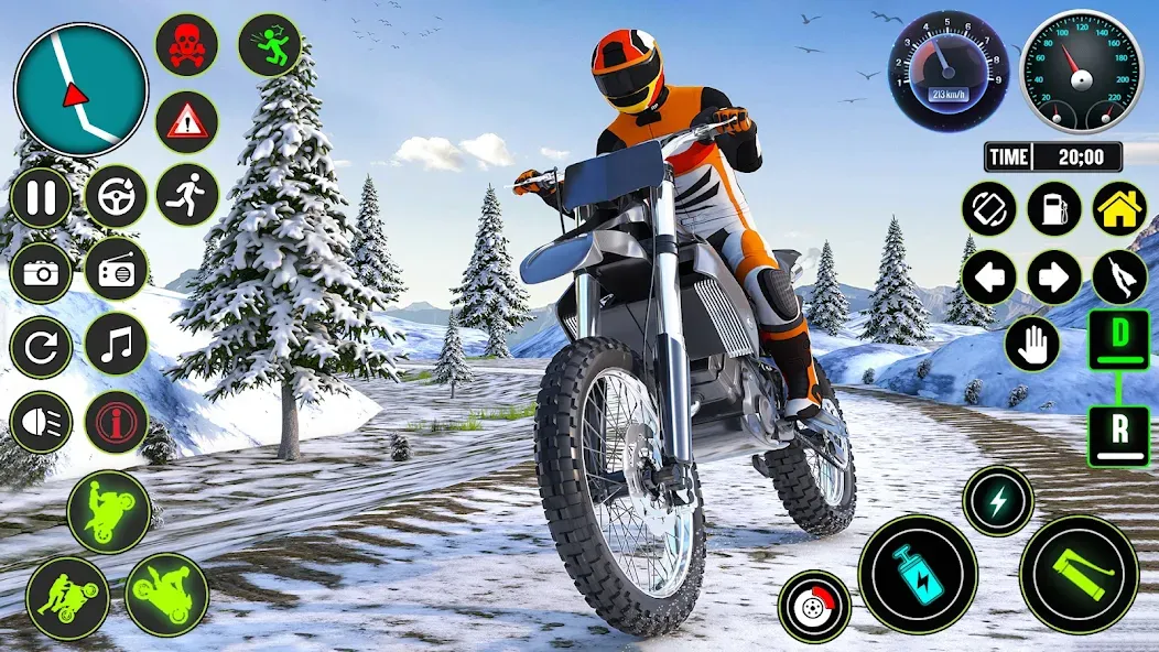 Взломанная GT Bike Racing Game Moto Stunt (ДжиТи Байк Рейсинг Гейм Мото Стант)  [МОД Menu] — стабильная версия apk на Андроид screen 3