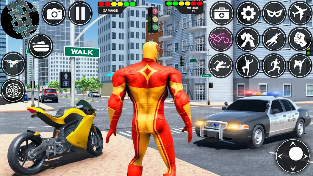 Скачать взломанную Rope Hero: Speed Hero Games (Роуп Хиро)  [МОД Unlimited Money] — последняя версия apk на Андроид screen 3