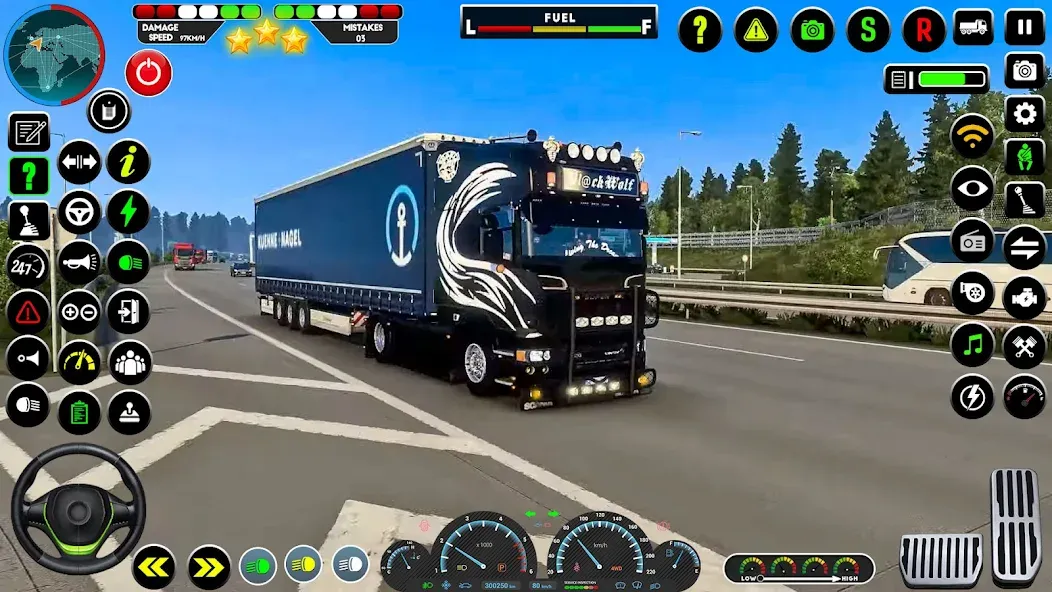 Взлом Truck Driving Euro Truck Game  [МОД Много денег] — последняя версия apk на Андроид screen 4