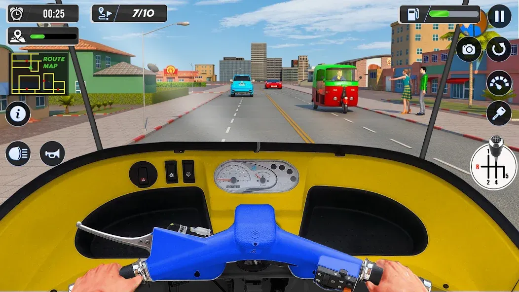 Скачать взлом Tuk Tuk Auto Driving Games 3D  [МОД Menu] — полная версия apk на Андроид screen 2