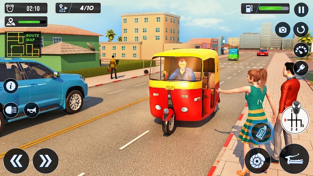 Скачать взлом Tuk Tuk Auto Driving Games 3D  [МОД Menu] — полная версия apk на Андроид screen 3