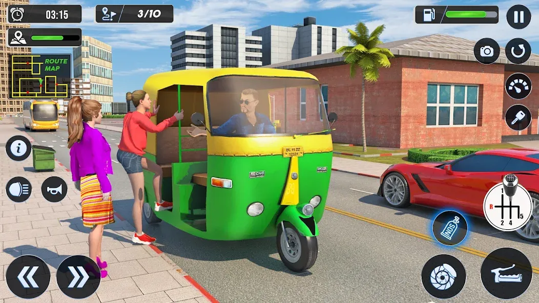 Скачать взлом Tuk Tuk Auto Driving Games 3D  [МОД Menu] — полная версия apk на Андроид screen 4