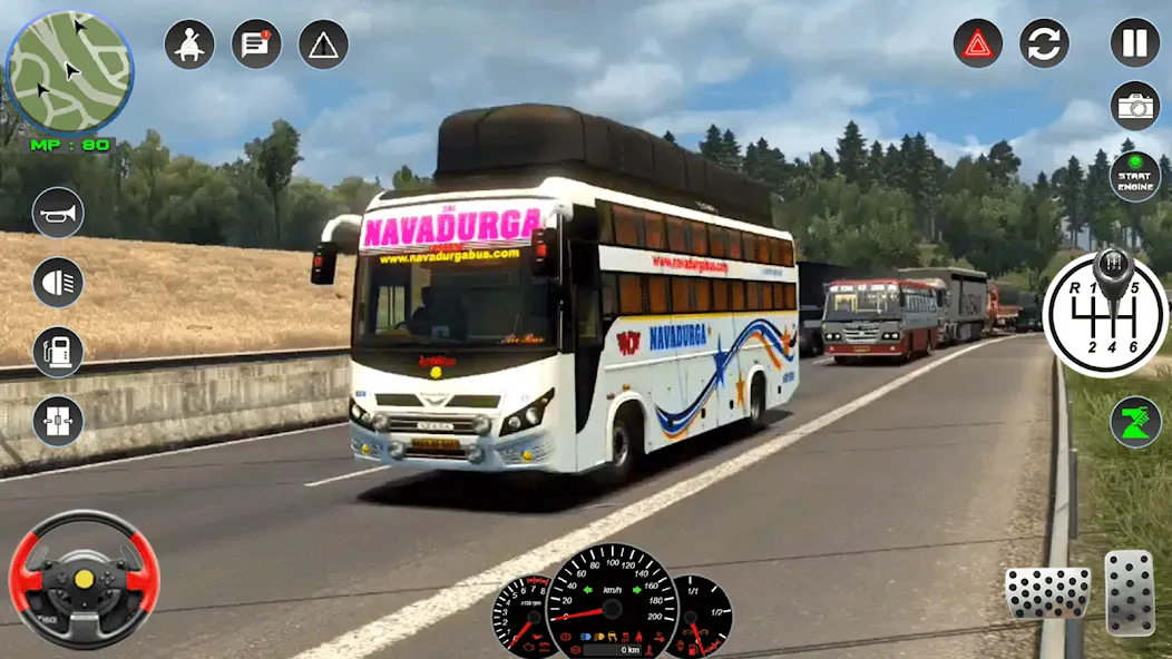 Скачать взломанную City Bus Driving: Bus Games 3D  [МОД Mega Pack] — полная версия apk на Андроид screen 3