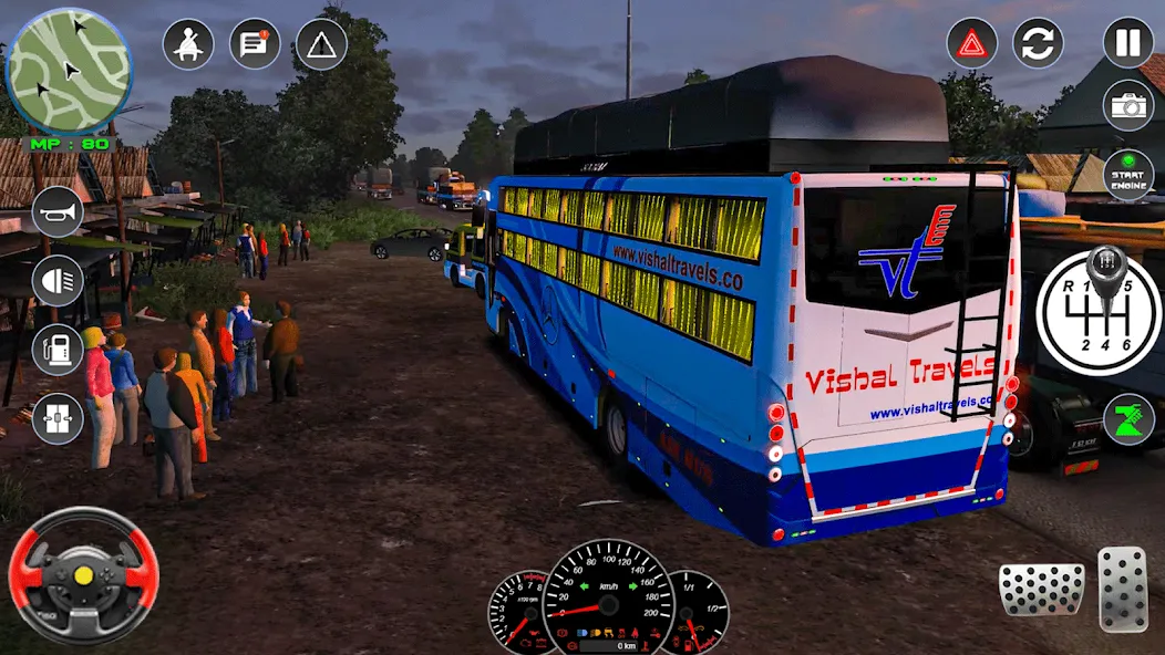 Скачать взломанную City Bus Driving: Bus Games 3D  [МОД Mega Pack] — полная версия apk на Андроид screen 4