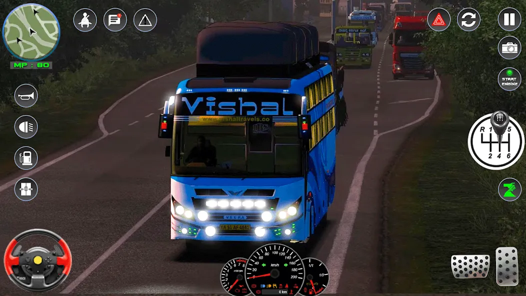 Скачать взломанную City Bus Driving: Bus Games 3D  [МОД Mega Pack] — полная версия apk на Андроид screen 5