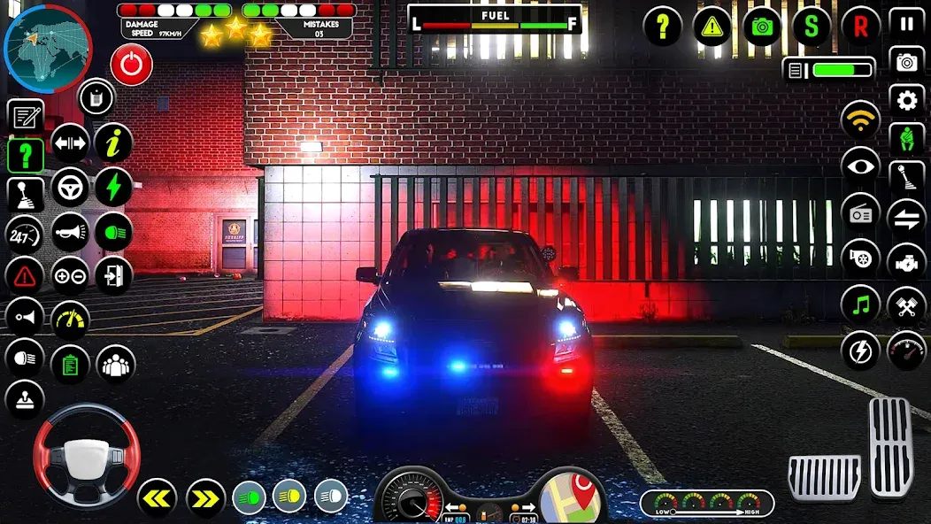 Скачать взлом NYPD Police Car Parking Game  [МОД Много денег] — полная версия apk на Андроид screen 2