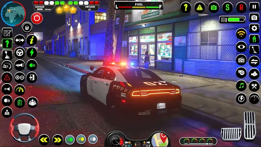 Скачать взлом NYPD Police Car Parking Game  [МОД Много денег] — полная версия apk на Андроид screen 4