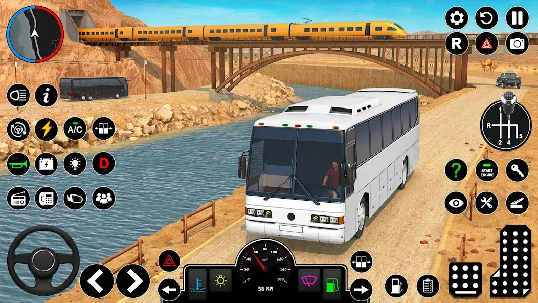 Взлом Offroad Bus Simulator Bus Game (Оффроуд Автобус Симулятор Игра)  [МОД Unlocked] — последняя версия apk на Андроид screen 1