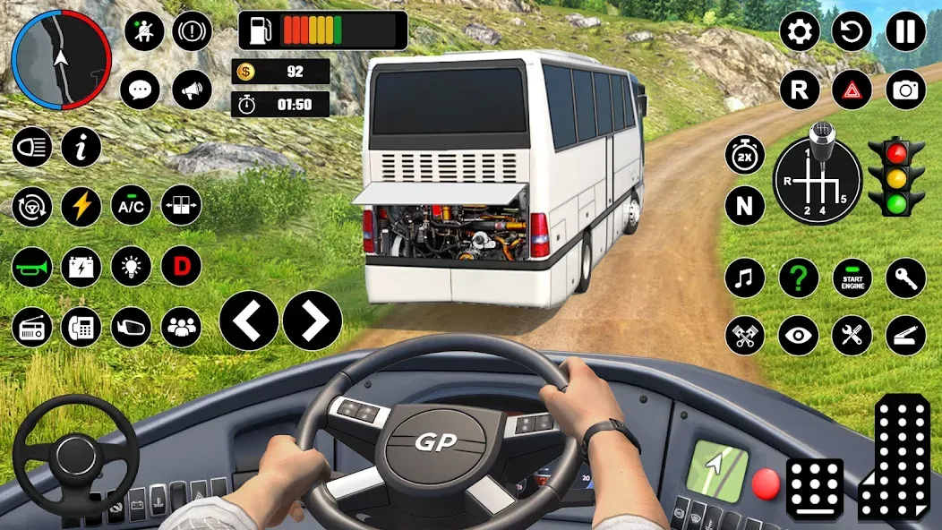 Взлом Offroad Bus Simulator Bus Game (Оффроуд Автобус Симулятор Игра)  [МОД Unlocked] — последняя версия apk на Андроид screen 3