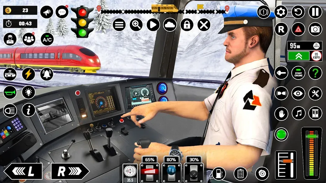 Взлом Railway Train Simulator Games  [МОД Все открыто] — полная версия apk на Андроид screen 1