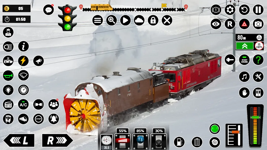 Взлом Railway Train Simulator Games  [МОД Все открыто] — полная версия apk на Андроид screen 4