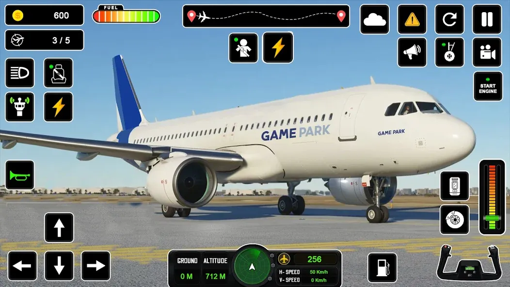 Скачать взлом Pilot Simulator: Airplane Game  [МОД Много денег] — последняя версия apk на Андроид screen 1