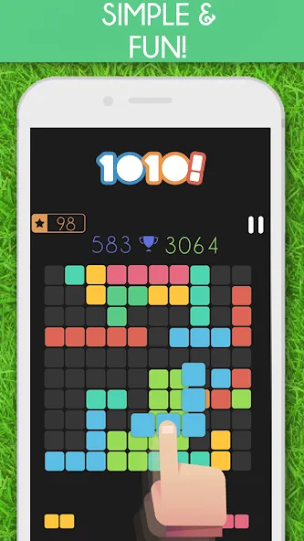 Взлом 1010! Block Puzzle Game  [МОД Бесконечные деньги] — стабильная версия apk на Андроид screen 4