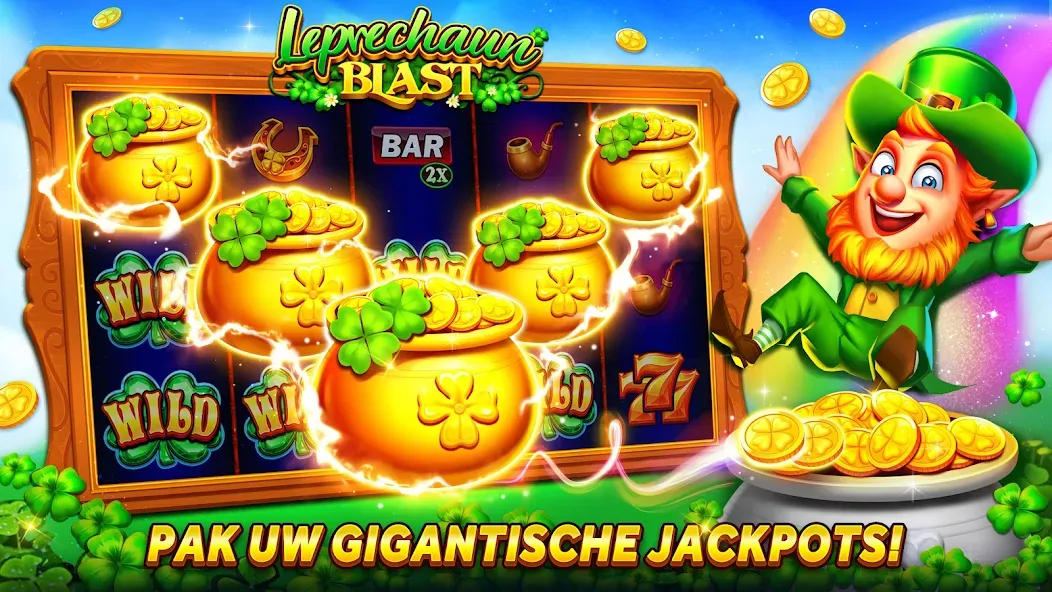 Скачать взломанную Jackpot World™ — Slots Casino (Джекпот Ворлд)  [МОД Все открыто] — стабильная версия apk на Андроид screen 1